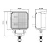faro da lavoro OFL4 da 20 W - 1600 lm - con interruttore on/off sul retro