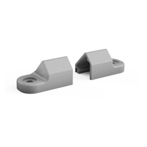 set di 2 cappucci terminali a 45° per lampade SOLIS - angolari