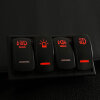 Interruttori a bilanciere serie VERSIO - incl. set cavi - 12V/24V - "Faro" - 004