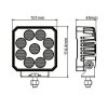AS3000 - adatto per DEUTSCH DT - Faro da lavoro - Cavo da 510 mm