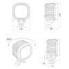 faro da lavoro a LED da 62 W, 5400 lm "full"