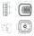 Luce posteriore combinata KR3 - universale