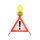 Segnale pieghevole con simbolo di avvertimento VZ 101 - 70 cm - UNIVERSALE - luminescente di giorno