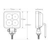 Fari di retromarcia a LED 489 - 12/24 V