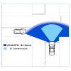 Modulo flash X180 - Emissione a 180° - Bicolore blu/giallo - Diversi set di supporti