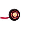 Luce di contorno BE20 - rossa - rotonda - a scomparsa