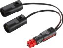 adattatore doppio 12V/24V con spina per auto - con spina...
