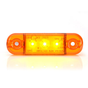 Luce di posizione laterale - UR10 arancione - 12V/24V