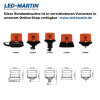 R65 Lampeggiante FRESNEL - 3 punti