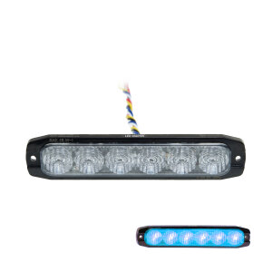 Lampeggiante frontale a LED X2 - blu