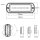 Modulo flash R360 - blu - verticale - orizzontale