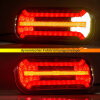 Set di luci posteriori DYNAMIC LED con attacco a baionetta 5P per autocarri o rimorchi