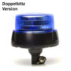 R65 Design Lampeggiante BRILAR doppio lampo - blu - piatto