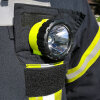 Torcia manuale per vigili del fuoco M-FIRE - GIALLO - Testa angolata - Testa pieghevole - ATEX