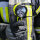 Torcia manuale per vigili del fuoco M-FIRE - GIALLO - Testa angolata - Testa pieghevole - ATEX