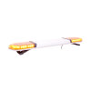 Barra lampeggiante ASTER LED - 119 cm con parte centrale - gialla