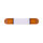 Barra lampeggiante ASTER LED - 119 cm con parte centrale - gialla