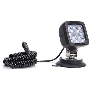 faro da lavoro da 17 W con base magnetica - Interruttore - Cavo a spirale da 7 m