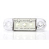 Luce di ingombro - UR10 trasparente/rossa - 12V/24V