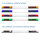 MAGMA Barra luminosa a LED 140 cm - Giallo