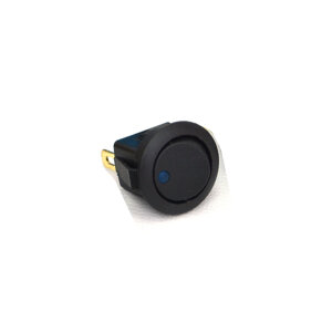 Interruttore a levetta - illuminato - blu