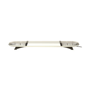 Barra lampeggiante LED ASTER - 119 cm con parte centrale - trasparente/gialla