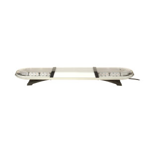 Barra lampeggiante LED ASTER - 99 cm con parte centrale - trasparente/gialla