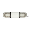 Barra lampeggiante LED ASTER - 99 cm con parte centrale - trasparente/gialla