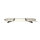 Barra lampeggiante LED ASTER - 99 cm con parte centrale - trasparente/gialla