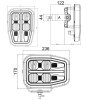 set di 2 fari principali W188 LED, indicatori di direzione dinamici, luci diurne, luci di posizione, anabbaglianti, abbaglianti