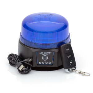 XR20 ECO Lampeggiante - blu - Magnete - BATTERIA RICARICABILE - 220 km/h Testato DEKRA