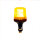 Luce rotante SESTO - 11 modelli di lampeggiamento - trasparente/giallo - attacco DIN