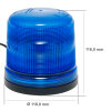 Lampeggiante SESTO 11 modelli lampeggianti - blu - base magnetica